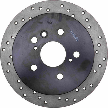 StopTech Sport Cryo Cross Drilled Brake Rotor; Rear Left