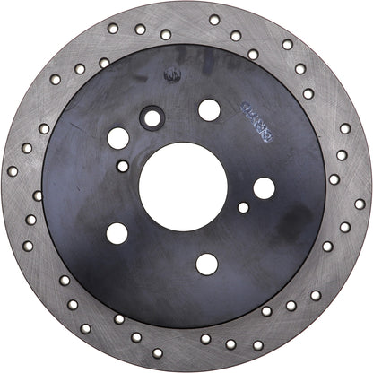 StopTech Sport Cryo Cross Drilled Brake Rotor; Rear Left