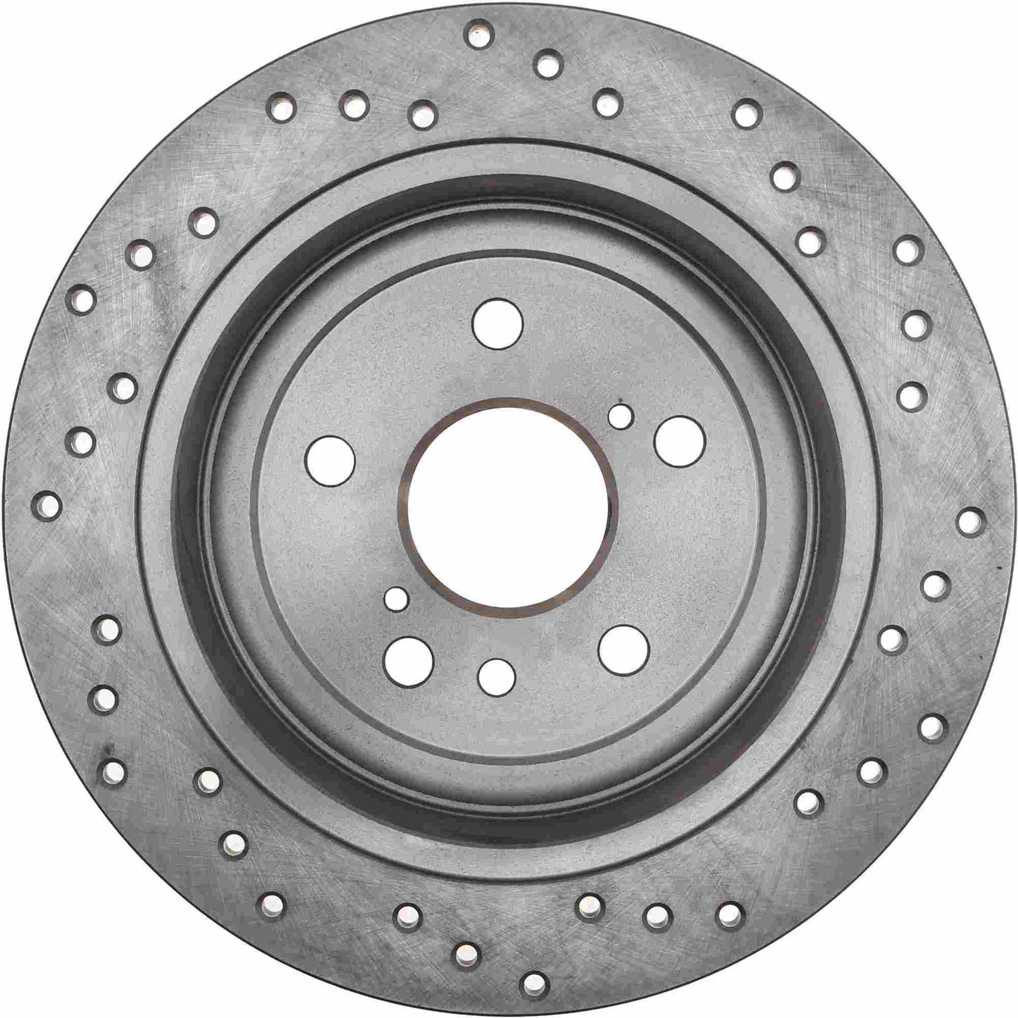 StopTech Sport Cryo Cross Drilled Brake Rotor; Rear Right