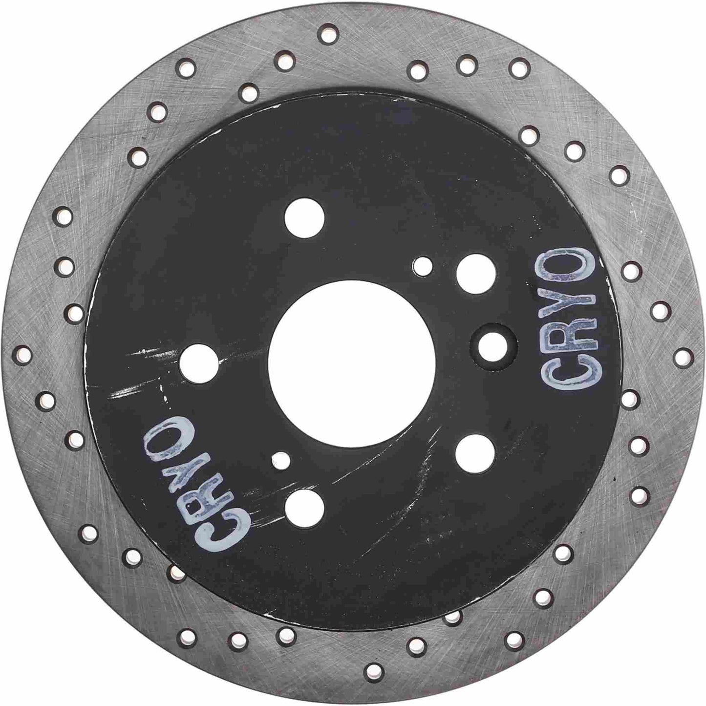 StopTech Sport Cryo Cross Drilled Brake Rotor; Rear Right