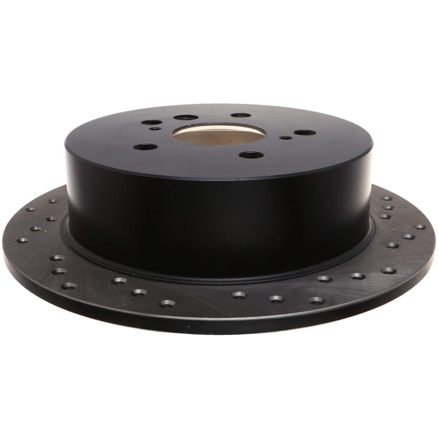 StopTech Sport Cross Drilled Brake Rotor; Rear Left