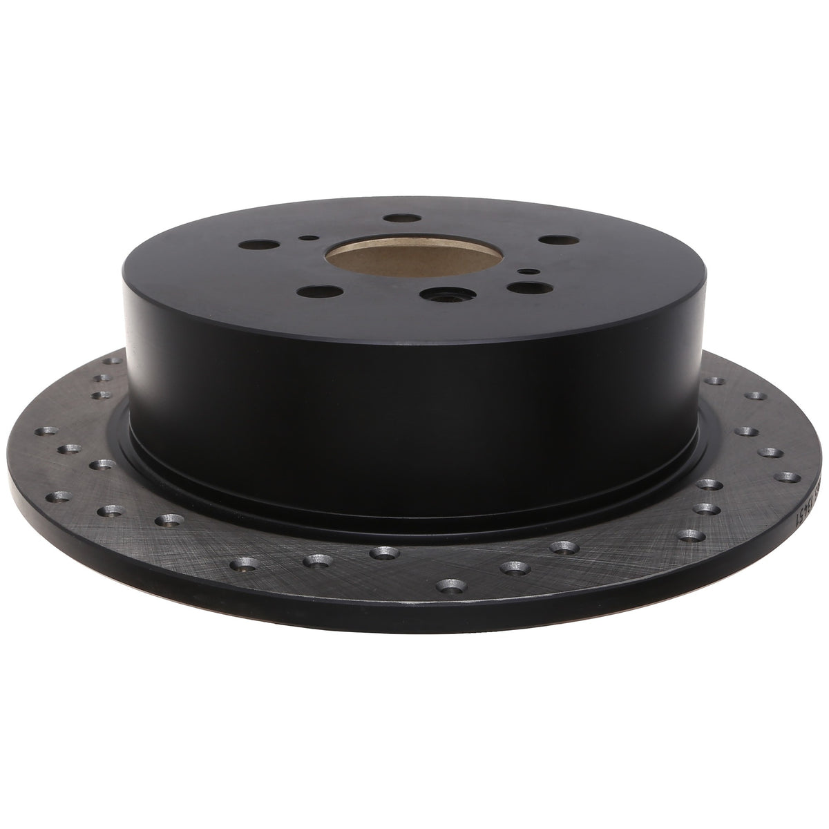 StopTech Sport Cross Drilled Brake Rotor; Rear Right