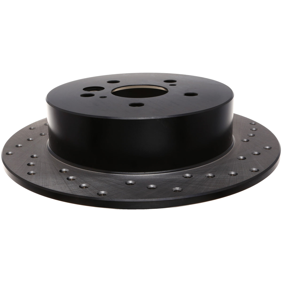 StopTech Sport Cross Drilled Brake Rotor; Rear Left