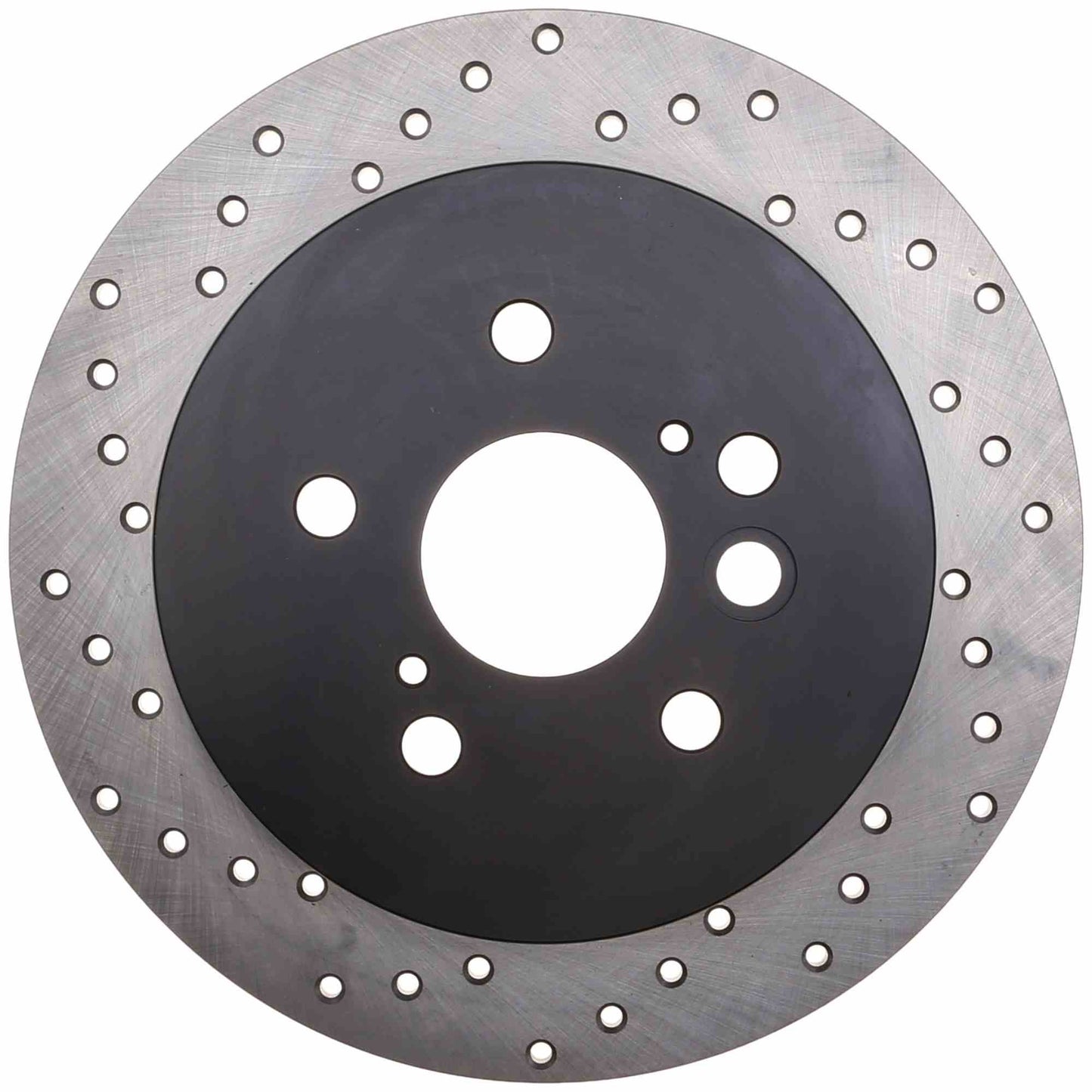StopTech Sport Cross Drilled Brake Rotor; Rear Right