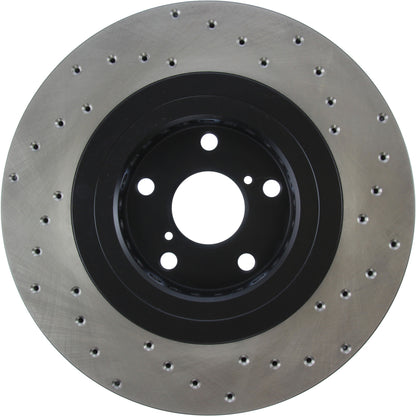 StopTech Sport Cryo Cross Drilled Brake Rotor; Front Right
