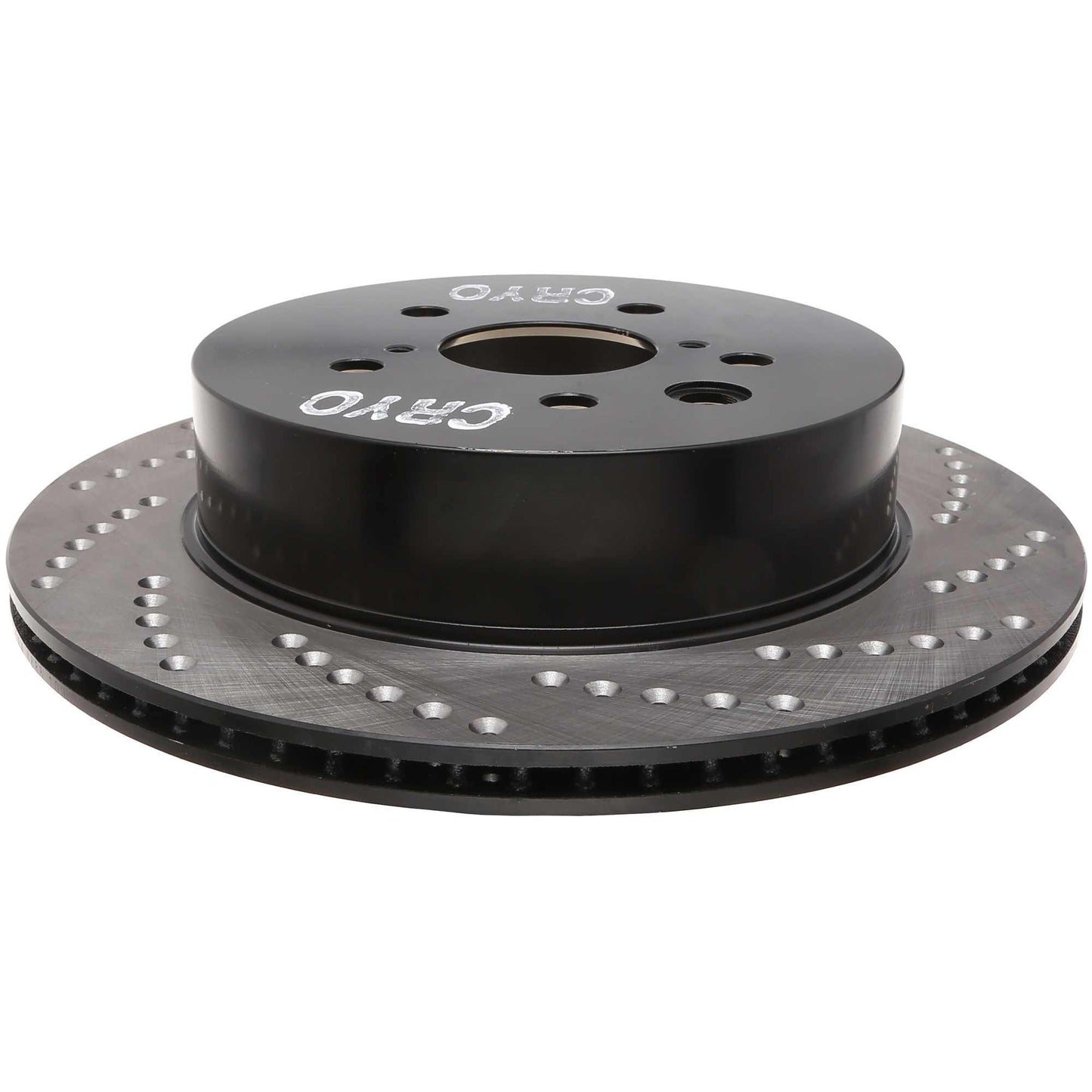 StopTech Sport Cryo Cross Drilled Brake Rotor; Rear Left