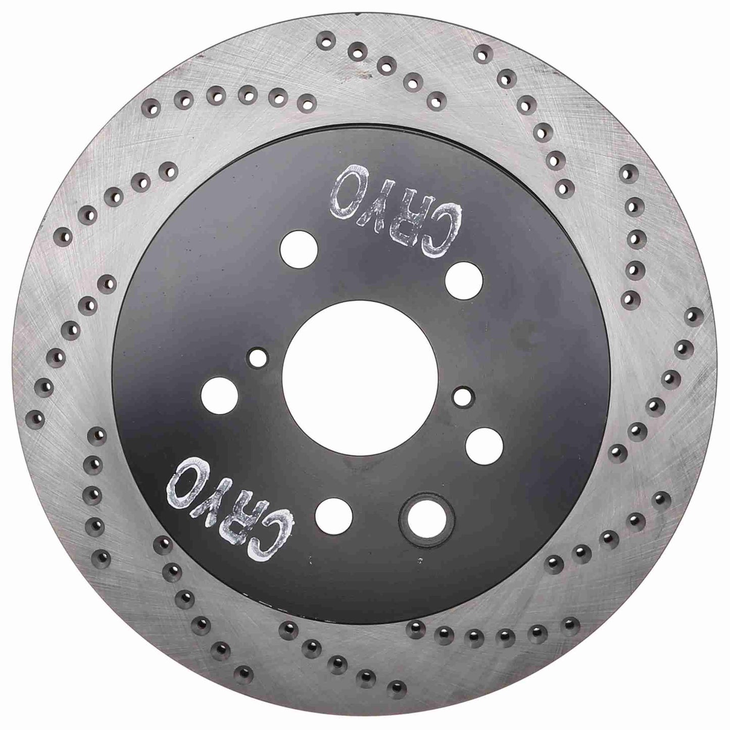 StopTech Sport Cryo Cross Drilled Brake Rotor; Rear Left