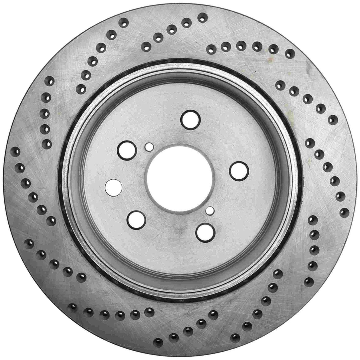 StopTech Sport Cross Drilled Brake Rotor; Rear Left