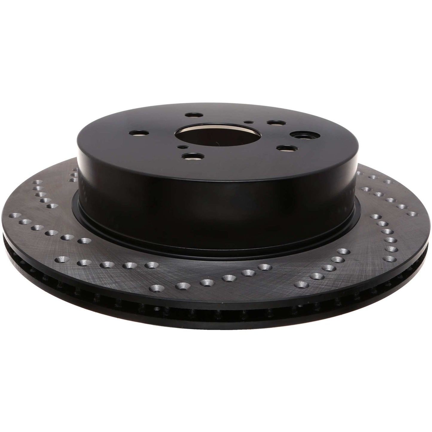 StopTech Sport Cross Drilled Brake Rotor; Rear Right