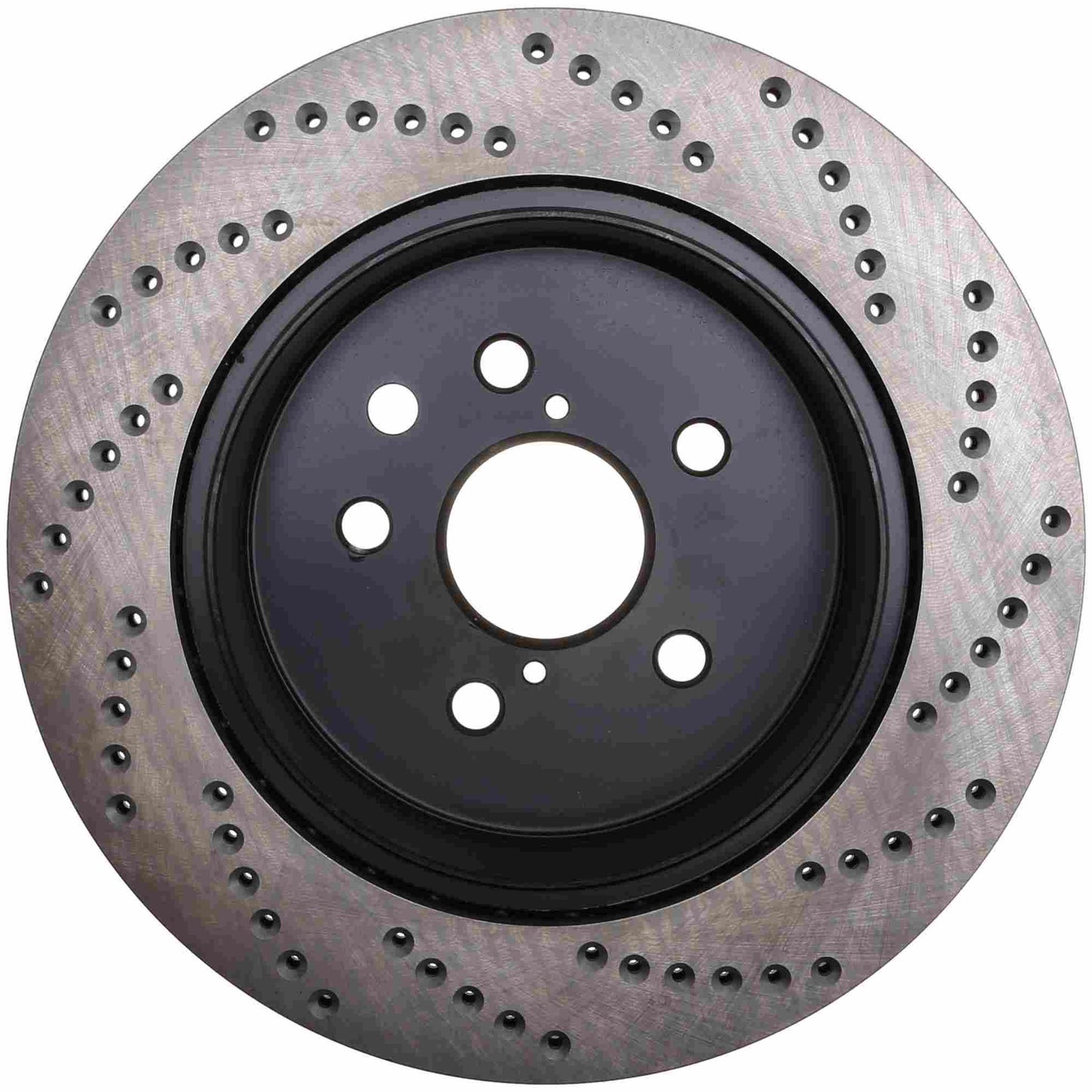 StopTech Sport Cross Drilled Brake Rotor; Rear Right