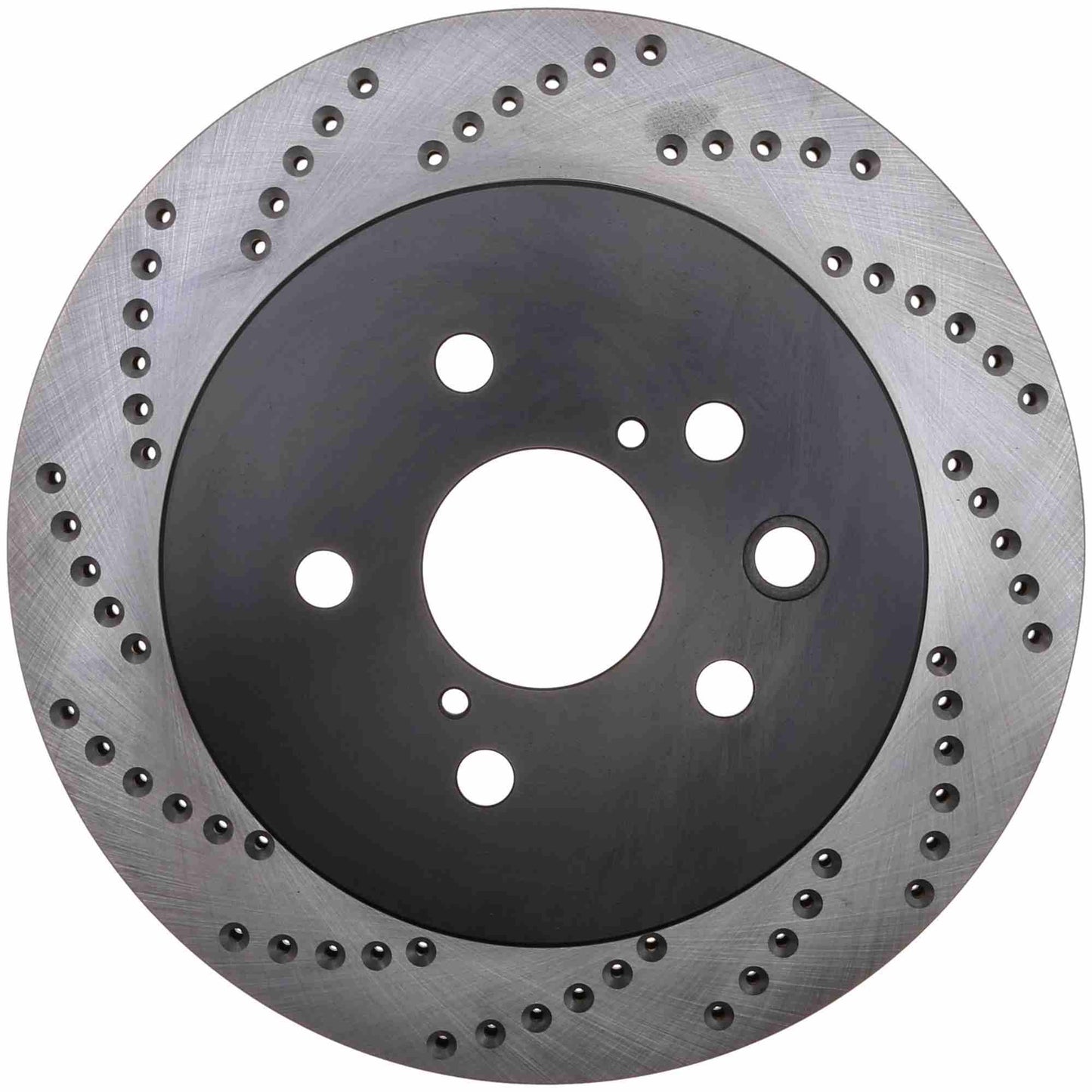 StopTech Sport Cross Drilled Brake Rotor; Rear Right