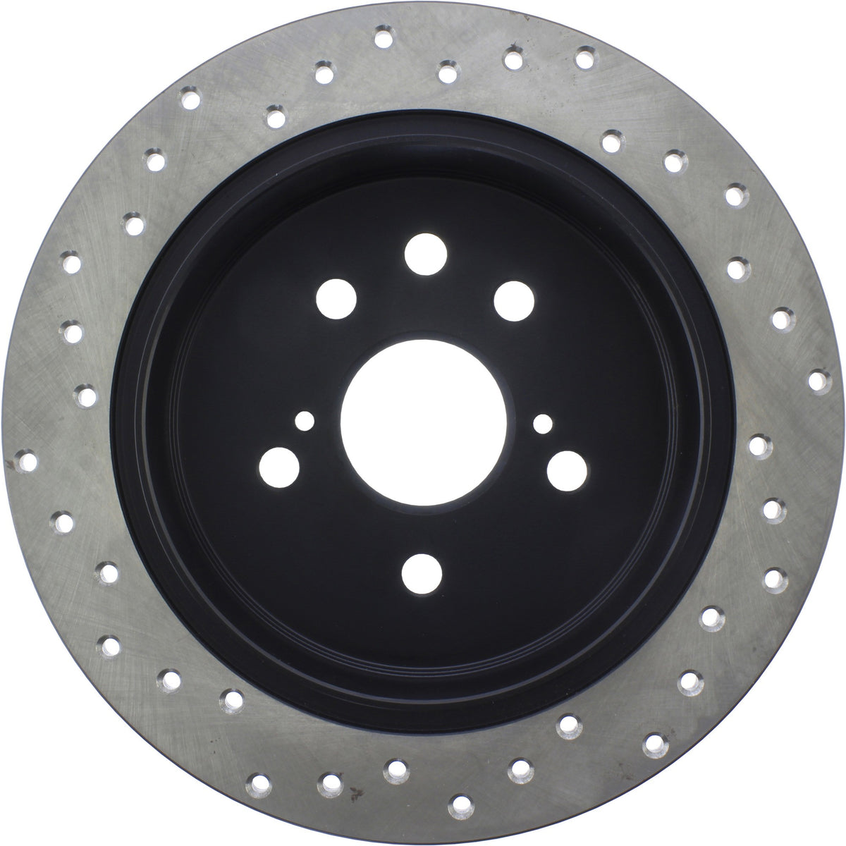 StopTech Sport Cryo Cross Drilled Brake Rotor; Rear Left