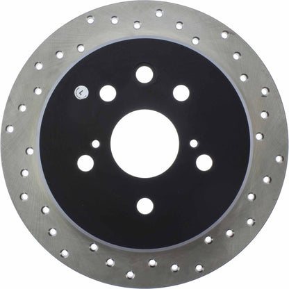 StopTech Sport Cryo Cross Drilled Brake Rotor; Rear Left