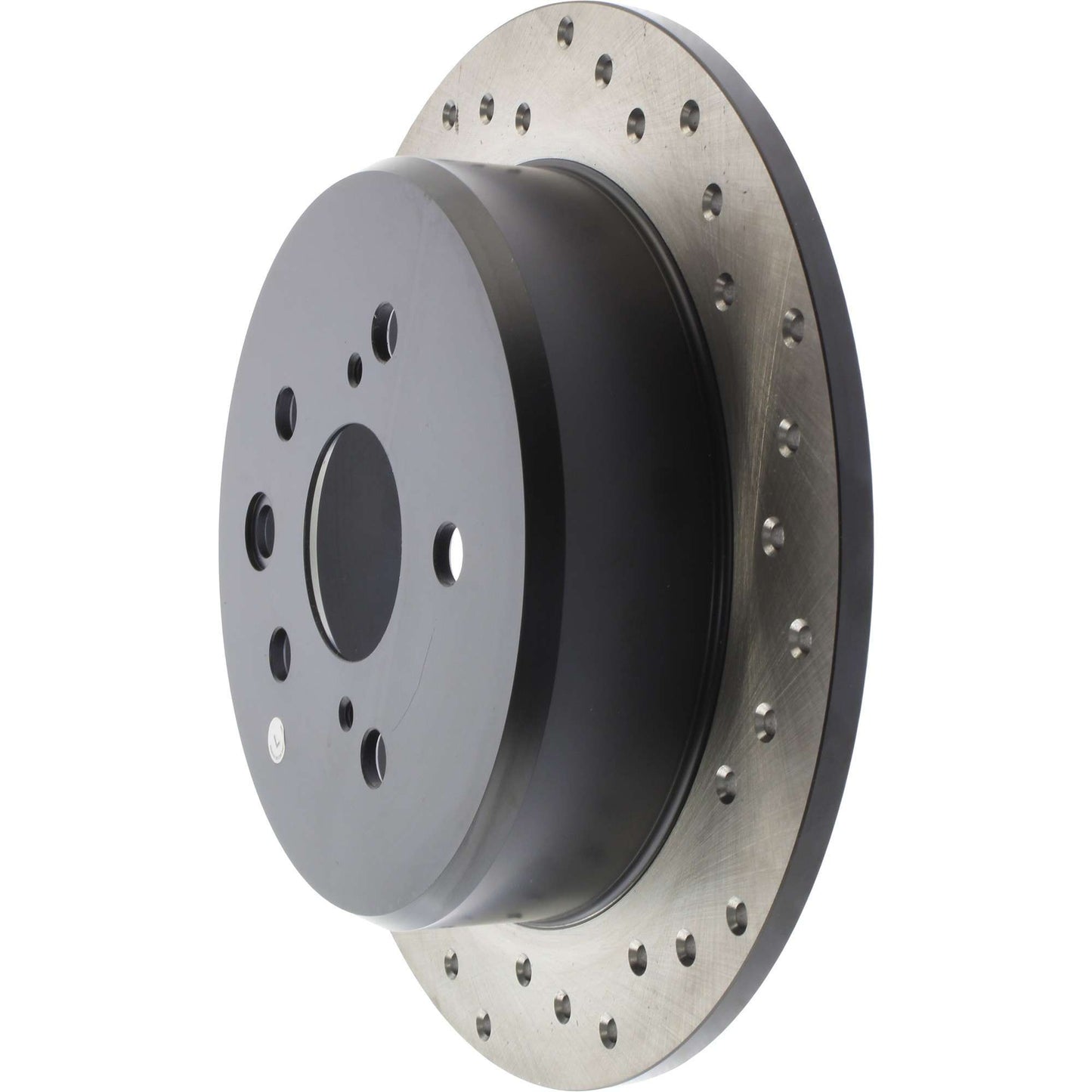 StopTech Sport Cryo Cross Drilled Brake Rotor; Rear Left