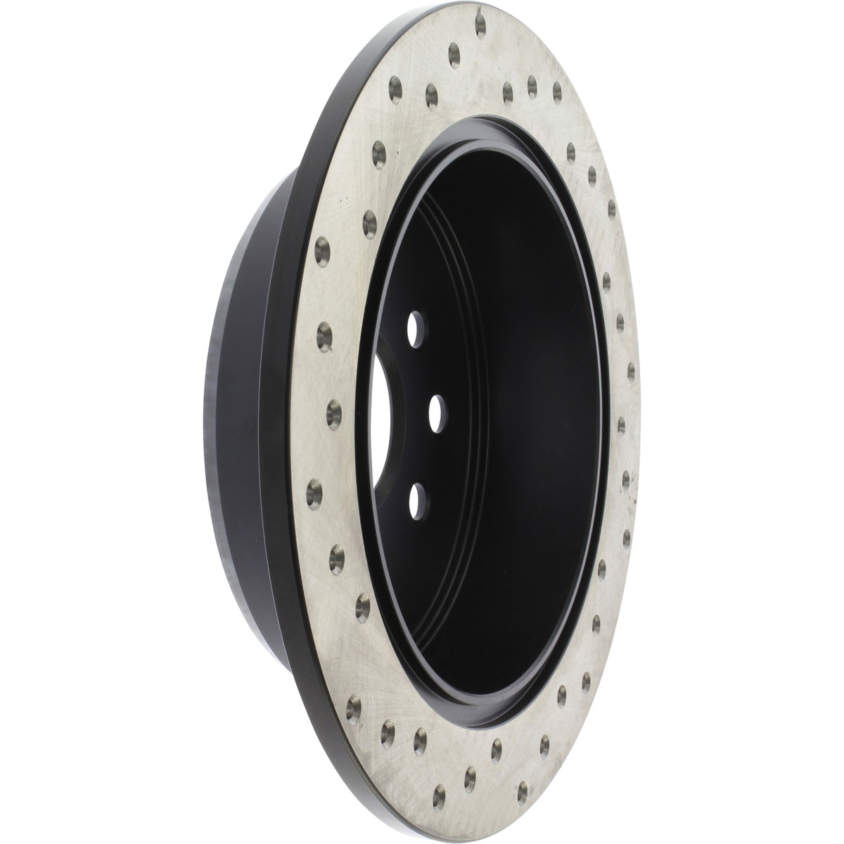 StopTech Sport Cross Drilled Brake Rotor; Rear Left