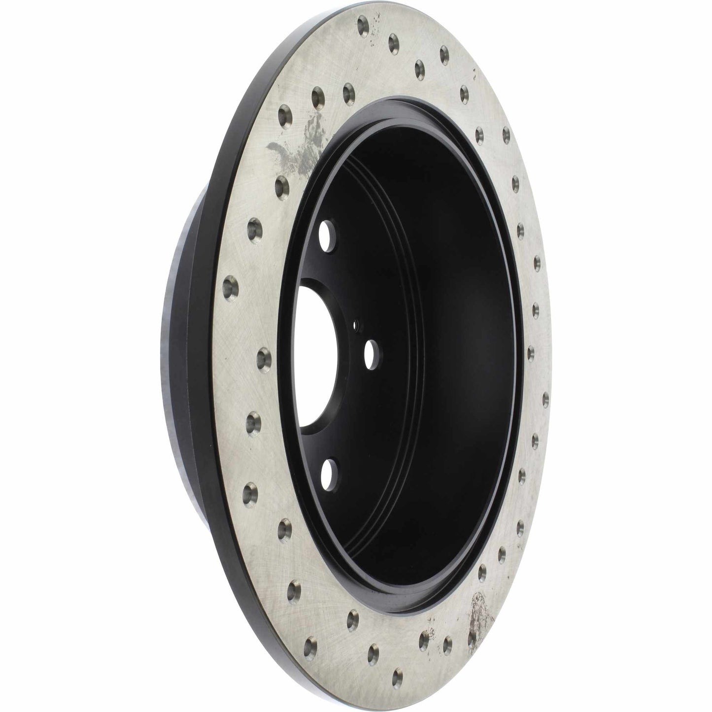 StopTech Sport Cross Drilled Brake Rotor; Rear Right