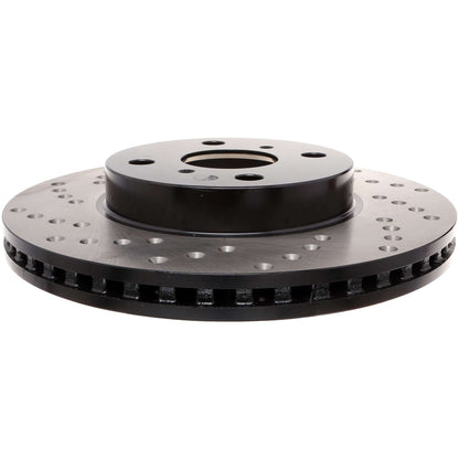 StopTech Sport Cryo Cross Drilled Brake Rotor; Front Right