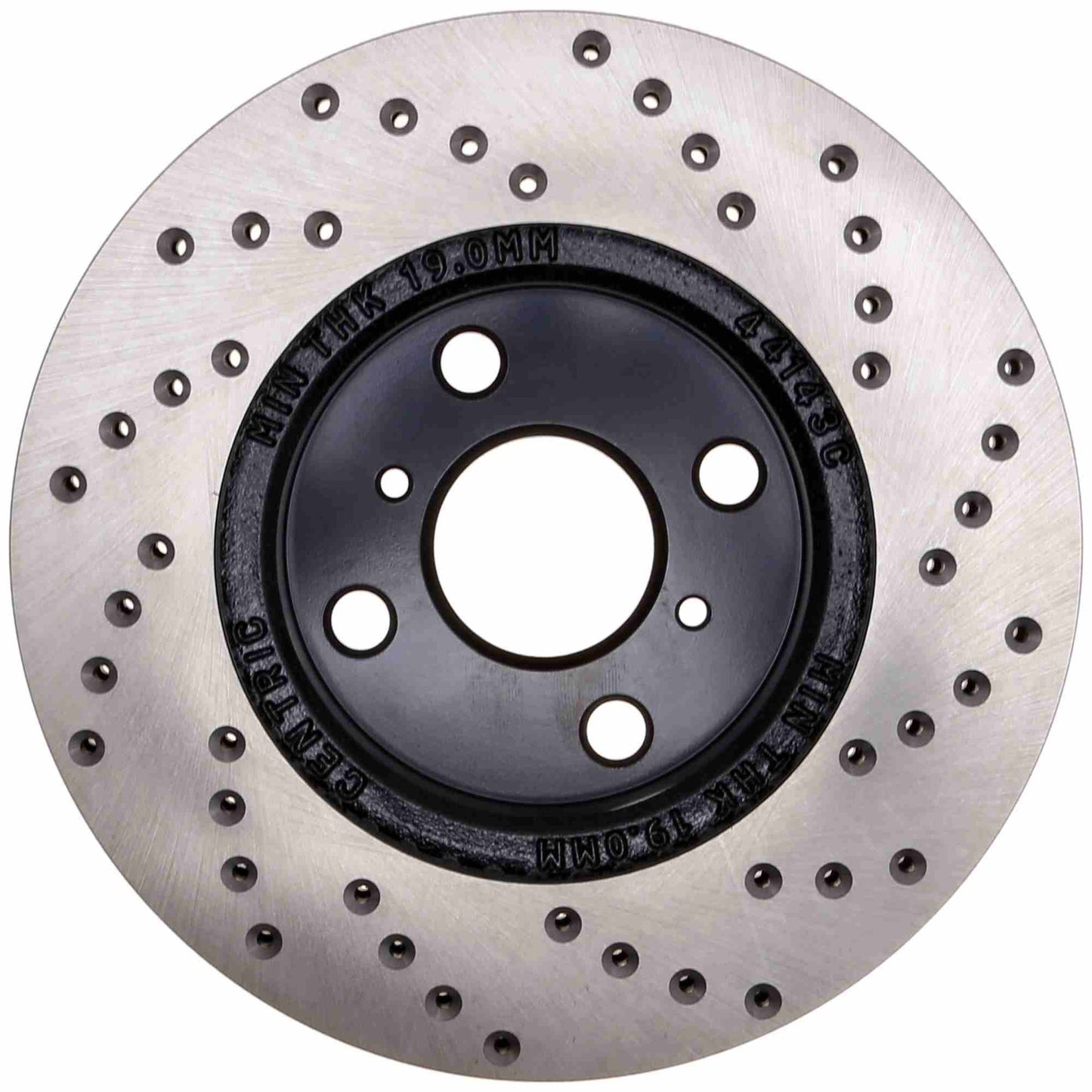 StopTech Sport Cryo Cross Drilled Brake Rotor; Front Right