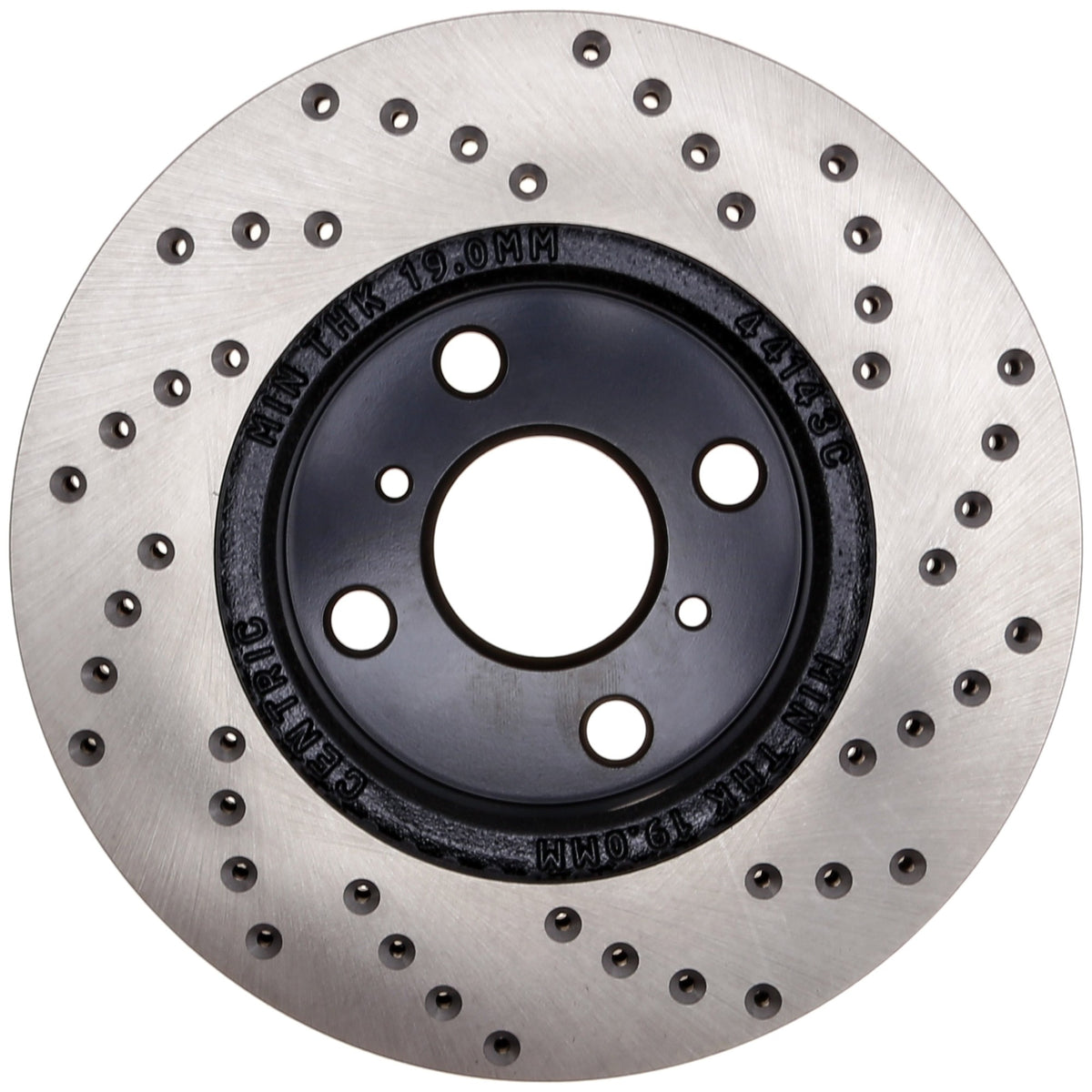 StopTech Sport Cryo Cross Drilled Brake Rotor; Front Right