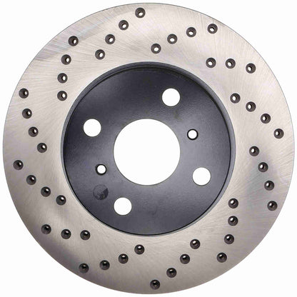 StopTech Sport Cryo Cross Drilled Brake Rotor; Front Right