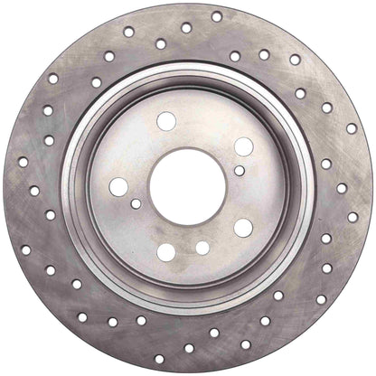 StopTech Sport Cross Drilled Brake Rotor Rear Left 128.44144L