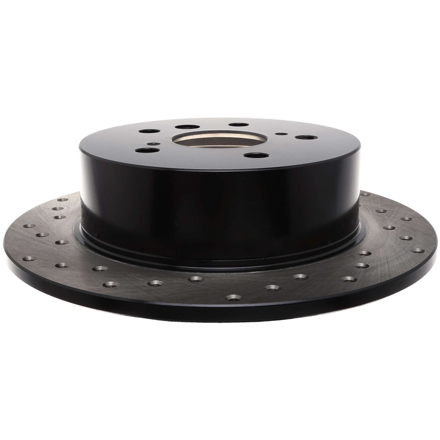 StopTech Sport Cross Drilled Brake Rotor; Rear Right