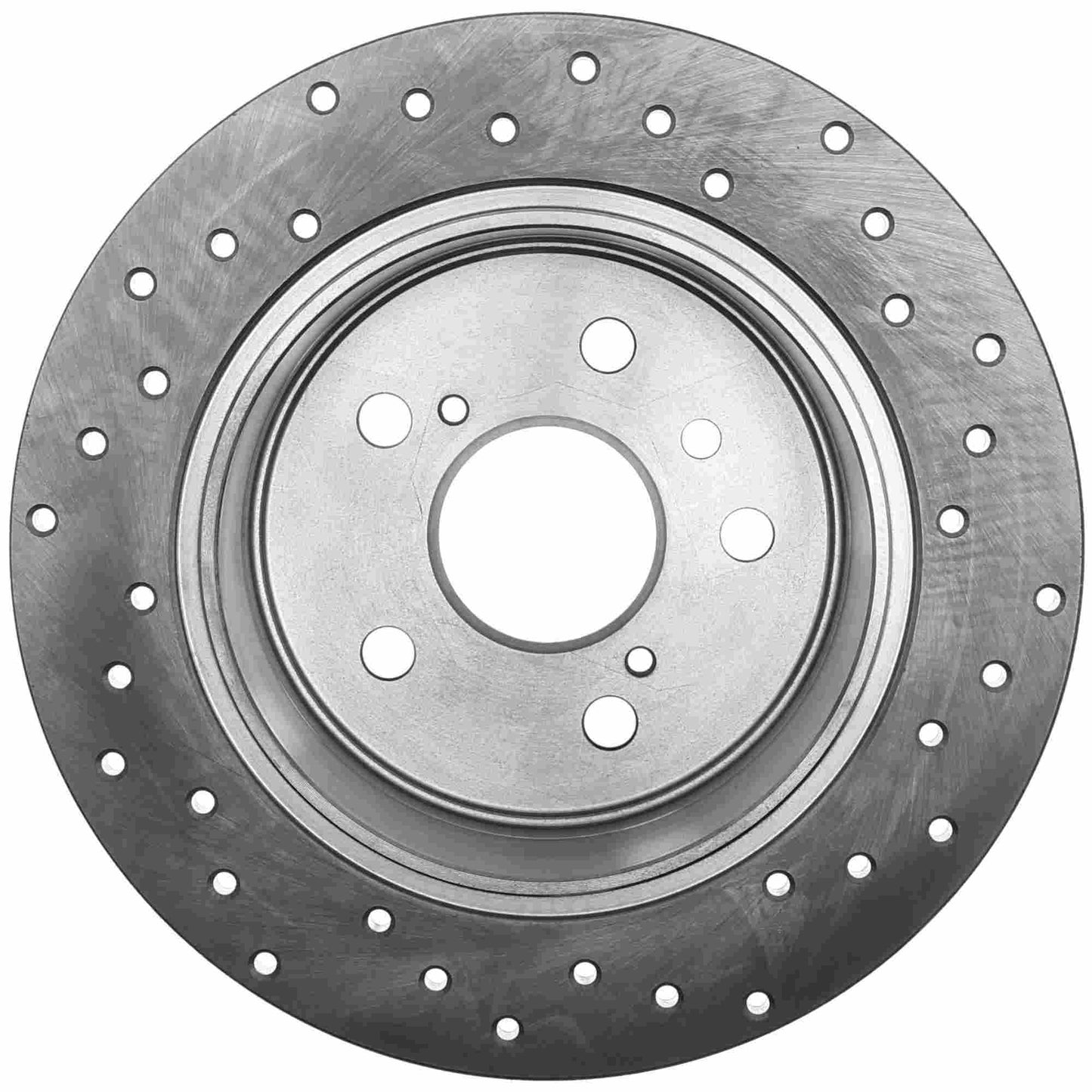 StopTech Sport Cross Drilled Brake Rotor; Rear Right