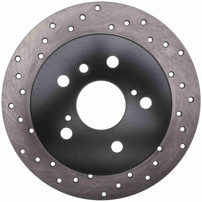 StopTech Sport Cross Drilled Brake Rotor Rear Right 128.44144R
