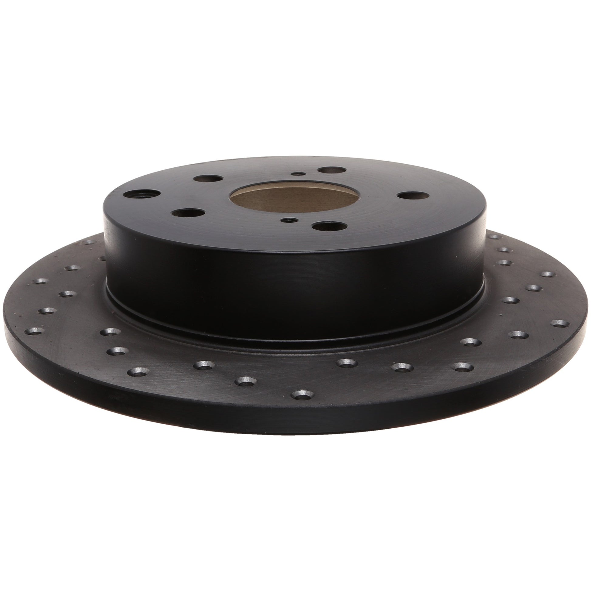 StopTech Sport Cross Drilled Brake Rotor; Rear Left
