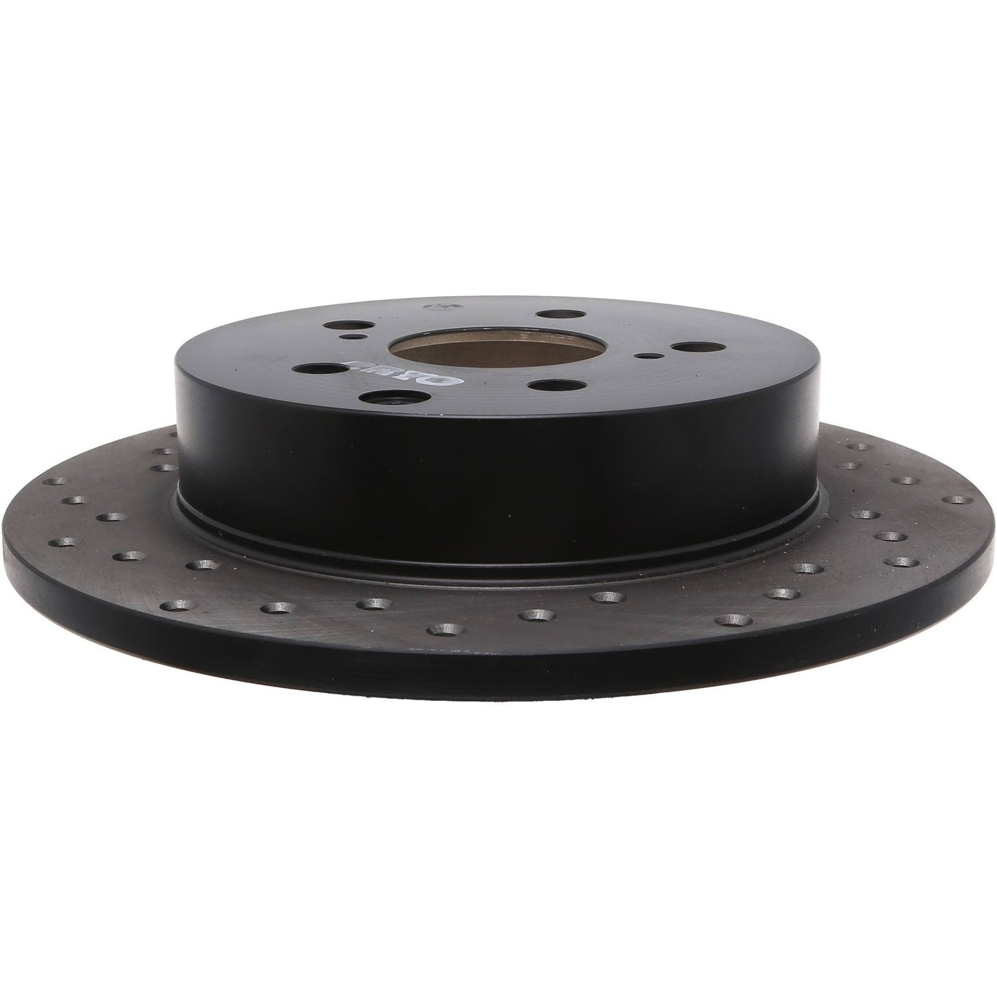 StopTech Sport Cross Drilled Brake Rotor; Rear Right