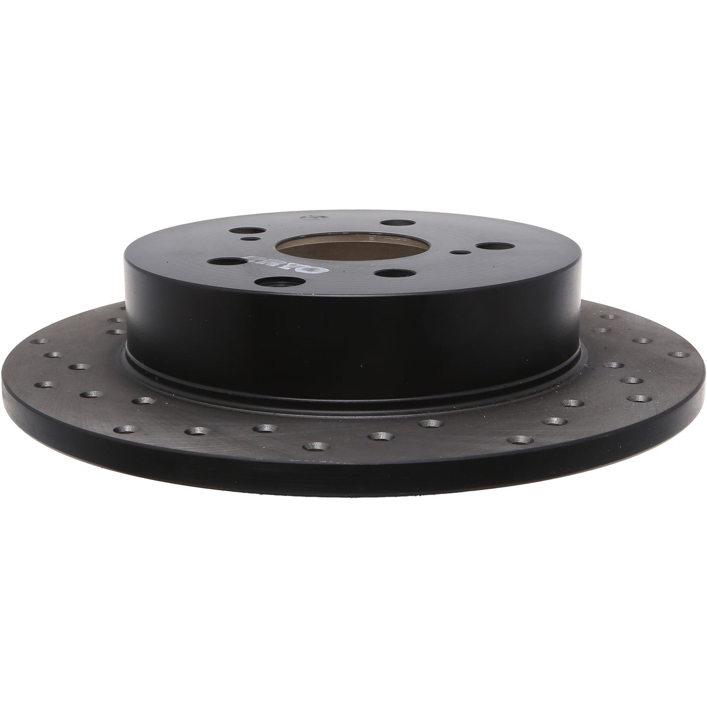 StopTech Sport Cross Drilled Brake Rotor; Rear Right