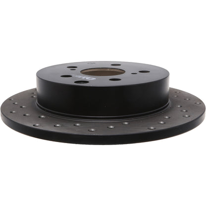 StopTech Sport Cross Drilled Brake Rotor; Rear Right
