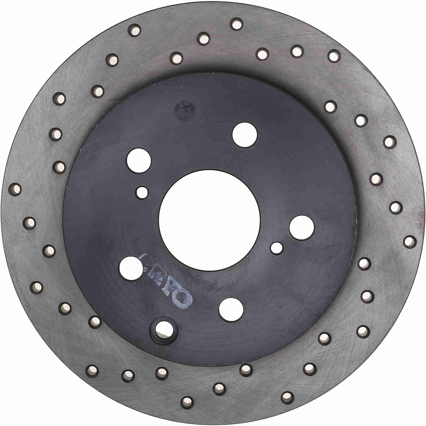 StopTech Sport Cross Drilled Brake Rotor; Rear Right