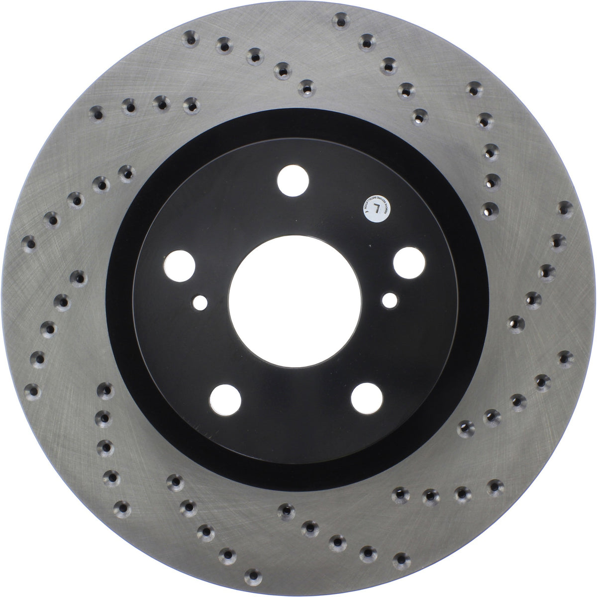 StopTech Sport Cryo Cross Drilled Brake Rotor; Front Left