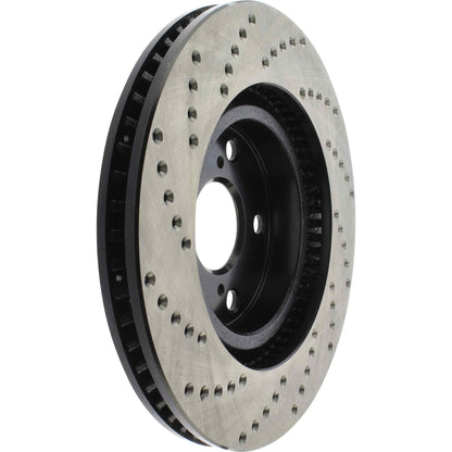 StopTech Sport Cryo Cross Drilled Brake Rotor; Front Left