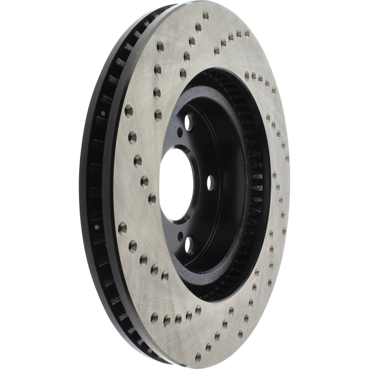StopTech Sport Cryo Cross Drilled Brake Rotor; Front Left