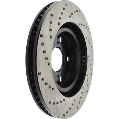 StopTech Sport Cryo Cross Drilled Brake Rotor; Front Left
