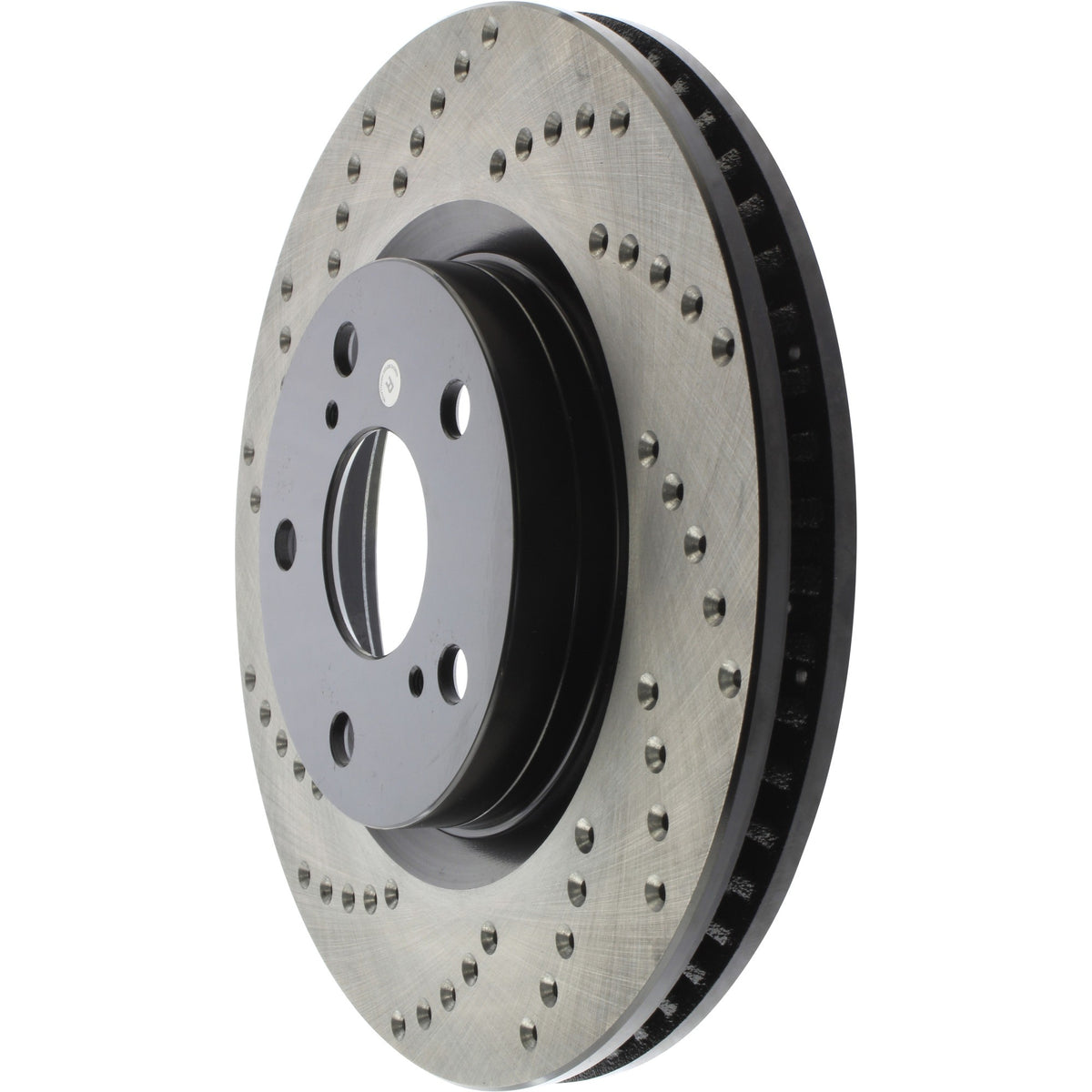 StopTech Sport Cryo Cross Drilled Brake Rotor; Front Right