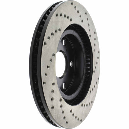 StopTech Sport Cryo Cross Drilled Brake Rotor; Front Right
