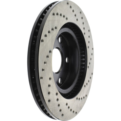 StopTech Sport Cryo Cross Drilled Brake Rotor; Front Right