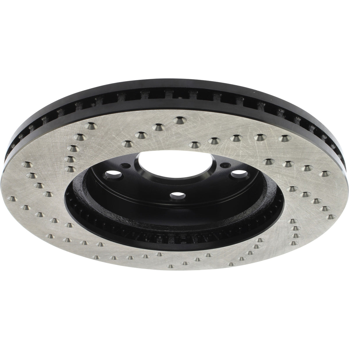 StopTech Sport Cryo Cross Drilled Brake Rotor; Front Left