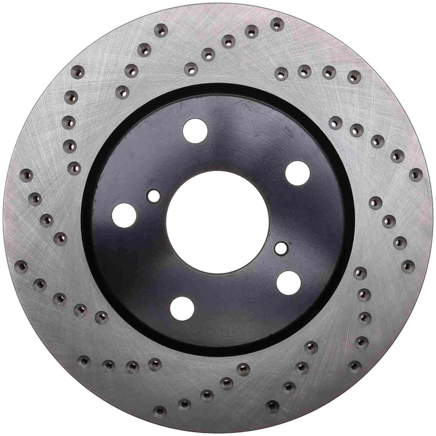 StopTech Sport Cross Drilled Brake Rotor; Front Right