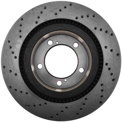 StopTech  Sport Cryo Cross Drilled Brake Rotor; Front Left