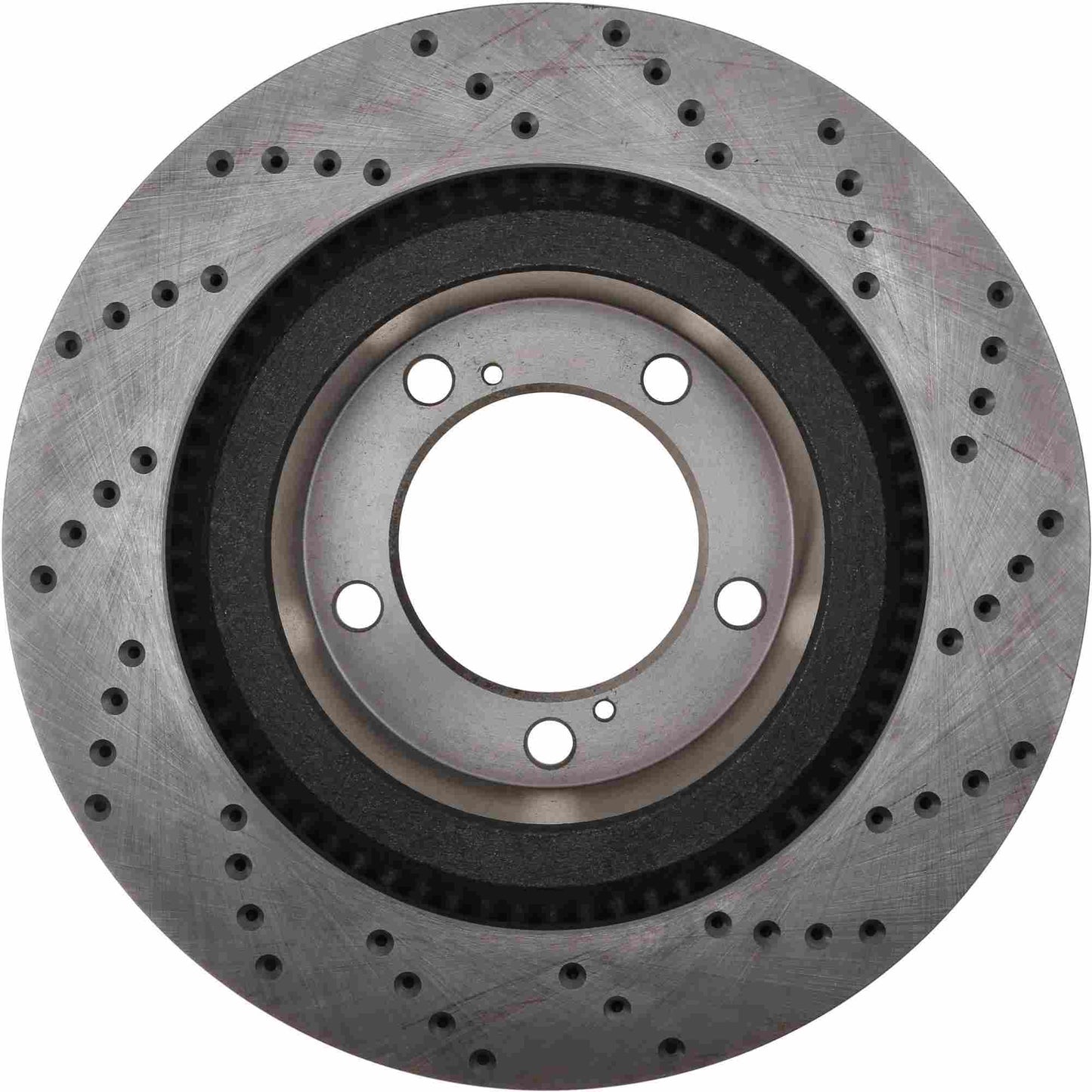 StopTech Sport Cryo Cross Drilled Brake Rotor; Front Right