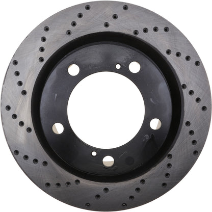 StopTech Sport Cryo Cross Drilled Brake Rotor; Front Right