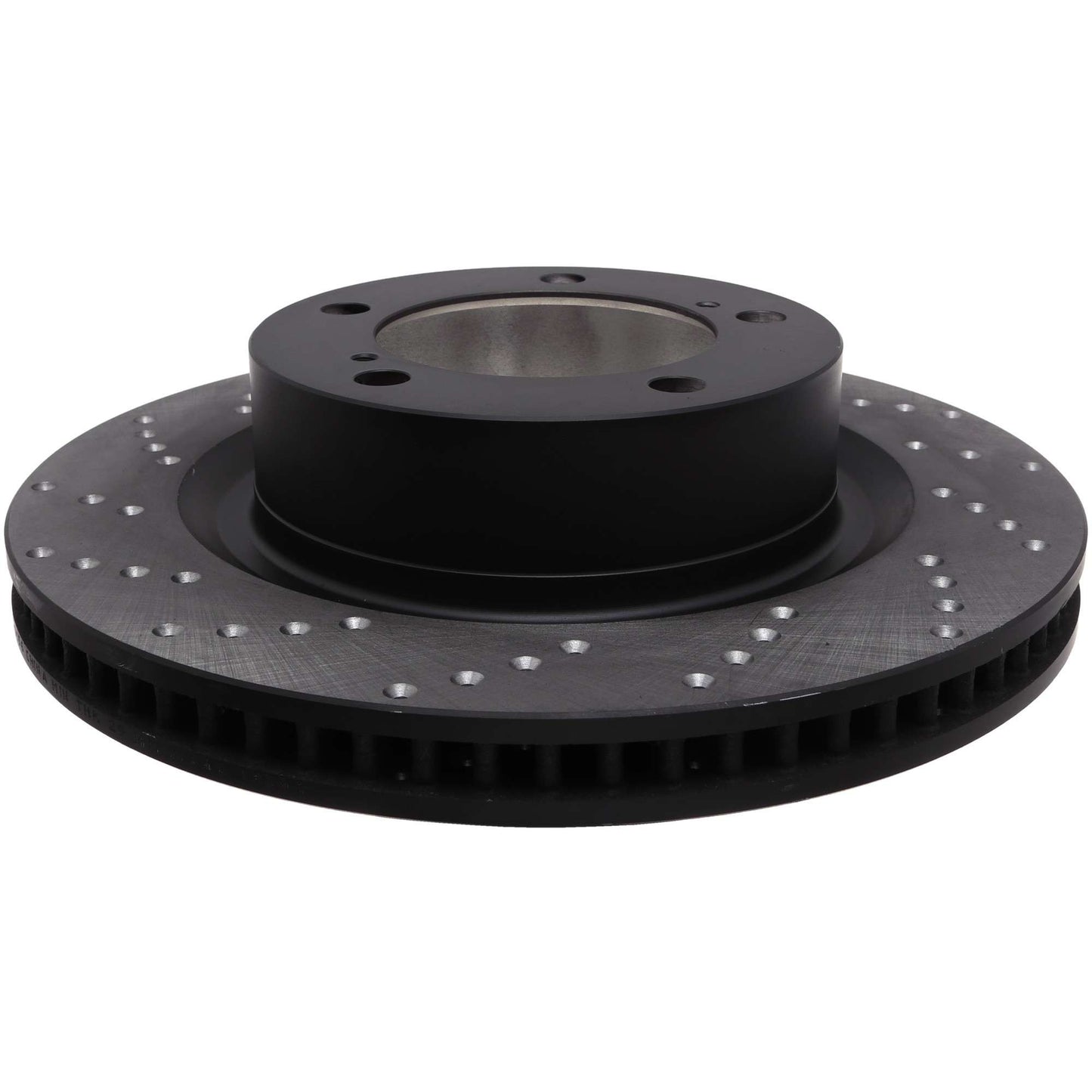 StopTech Sport Cross Drilled Brake Rotor; Front Right
