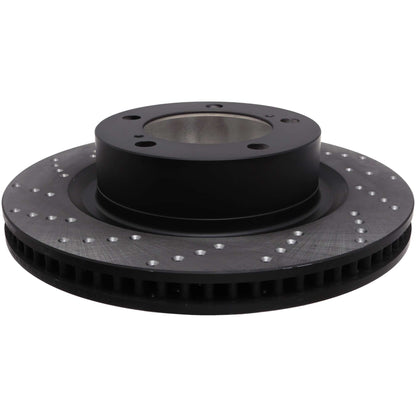 StopTech Sport Cross Drilled Brake Rotor; Front Right