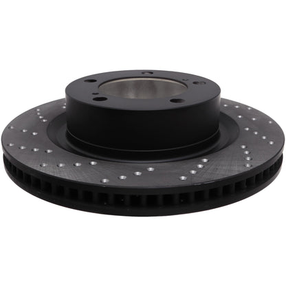StopTech Sport Cross Drilled Brake Rotor; Front Right