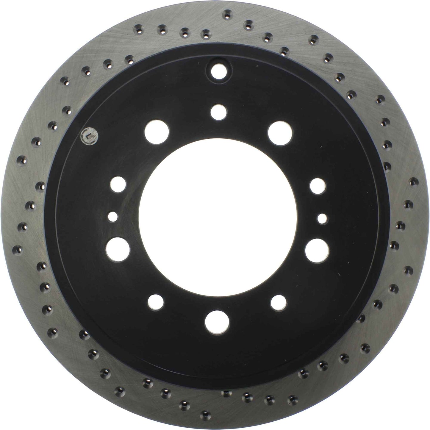 StopTech Sport Cryo Cross Drilled Brake Rotor; Rear Left