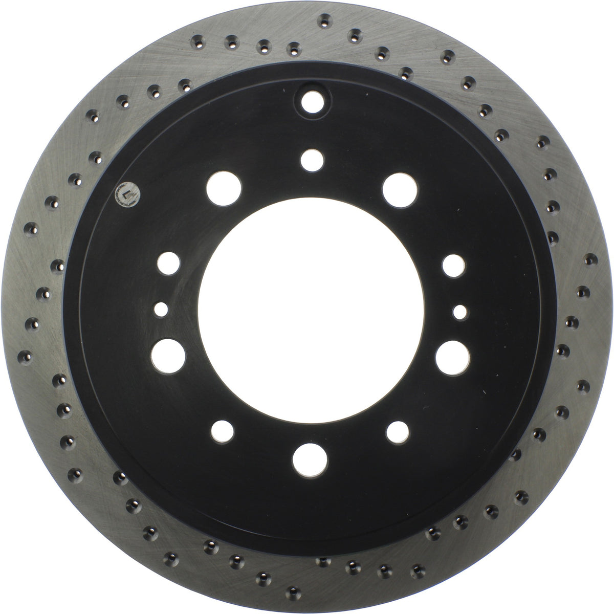 StopTech Sport Cryo Cross Drilled Brake Rotor; Rear Left